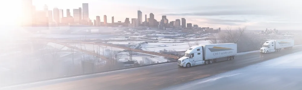 On the road in Chicago